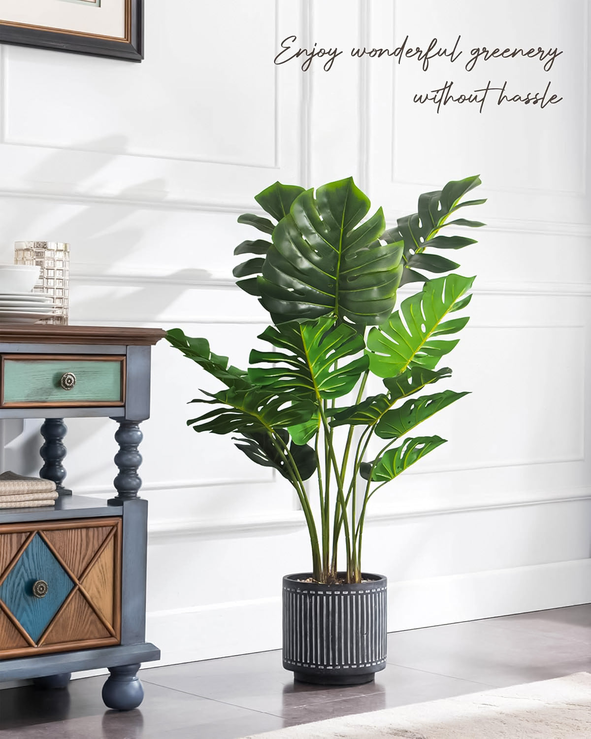 Royal Velvet Monstera™ – Die ultimative Luxus-Kunstpflanze von Follie Finesse